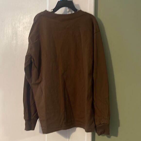 Brown longsleeve t-shirt size small - Picture 4 of 5